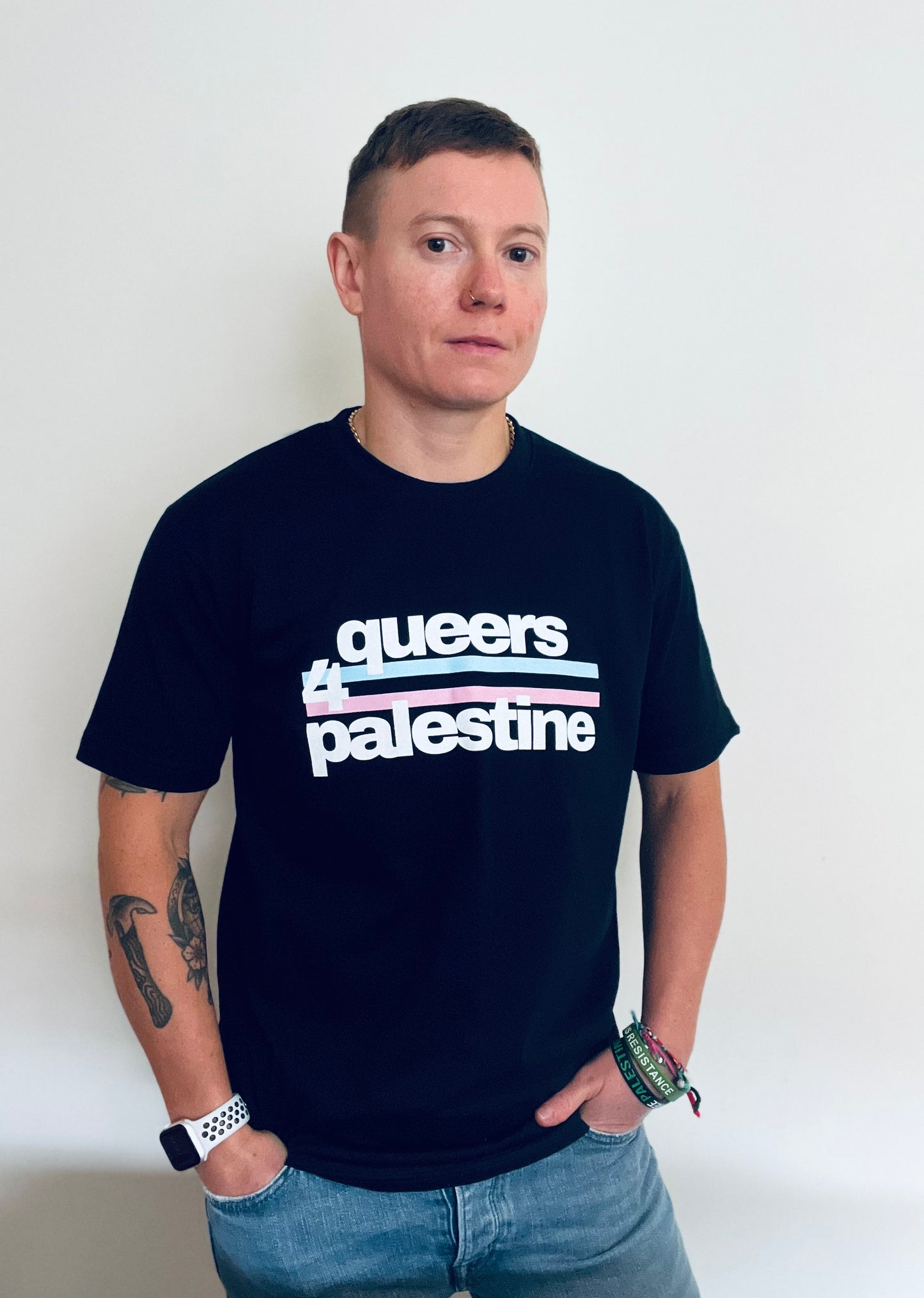 Queers 4 Palestine - Classic Tee